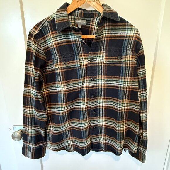 Men's L.L. Bean Signature Flannel Button Down Shirt Size Men MR - Picture 1 of 3